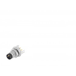 86 6319 1120 00008 M8 male panel mount connector